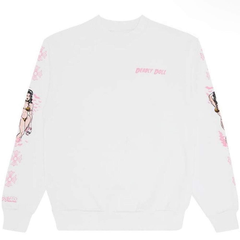 Chrome hearts x Deadly Doll sweatshirt size small